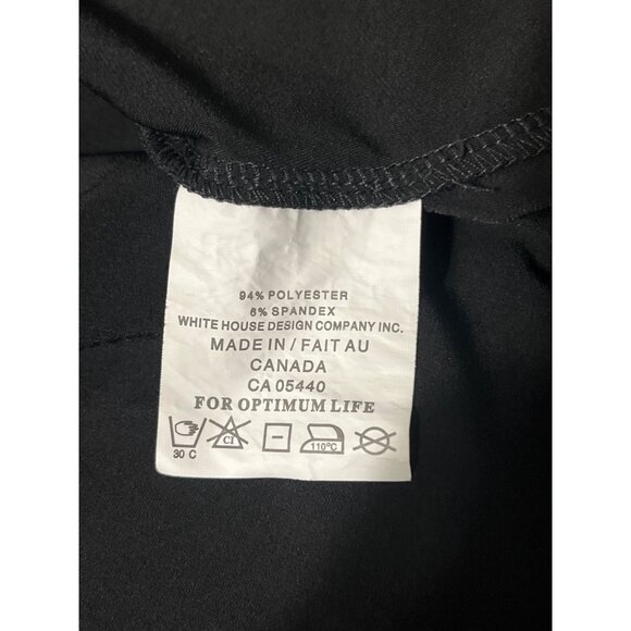 Sympli Crisscross Long Sleeve Cowl Neck Tunic 1X /20 Black Stretch Top Excellent - Picture 9 of 12